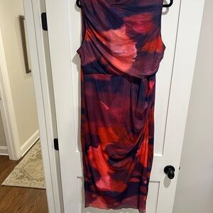 Elegant Multicolor Sleeveless Dress